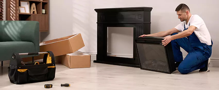 Old Rusted Metal Fireplace Repair And Replacement in Moultrie, GA
