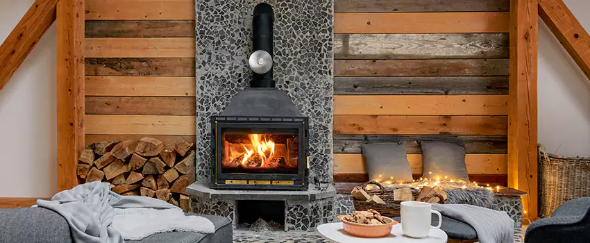 Thelin Hearth Products Direct Vent Gas Stove Fireplace Inspection in Moultrie, Georgia